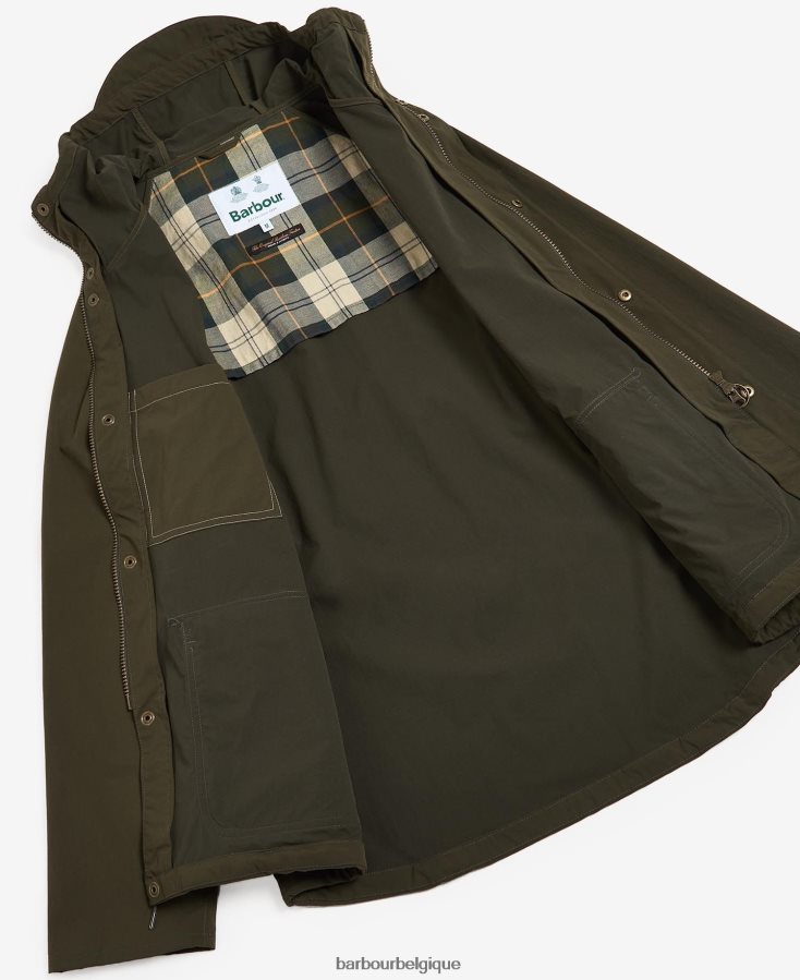vêtements Barbour manteau de parka de terrain tranchée Hommes T2L6ZP172