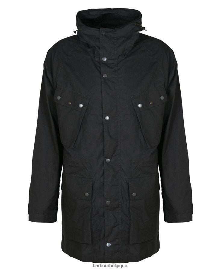 vêtements Barbour manteau parka décontracté noir classique Hommes T2L6ZP176
