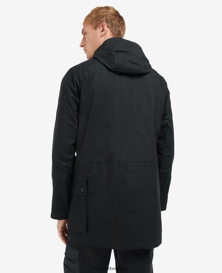 vêtements Barbour manteau parka décontracté noir classique Hommes T2L6ZP176