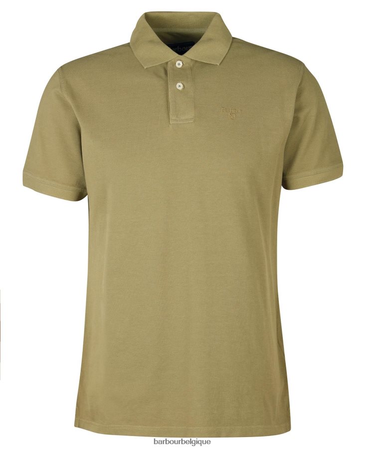 vêtements Barbour délaver le polo de sport sel rose Hommes T2L6ZP667