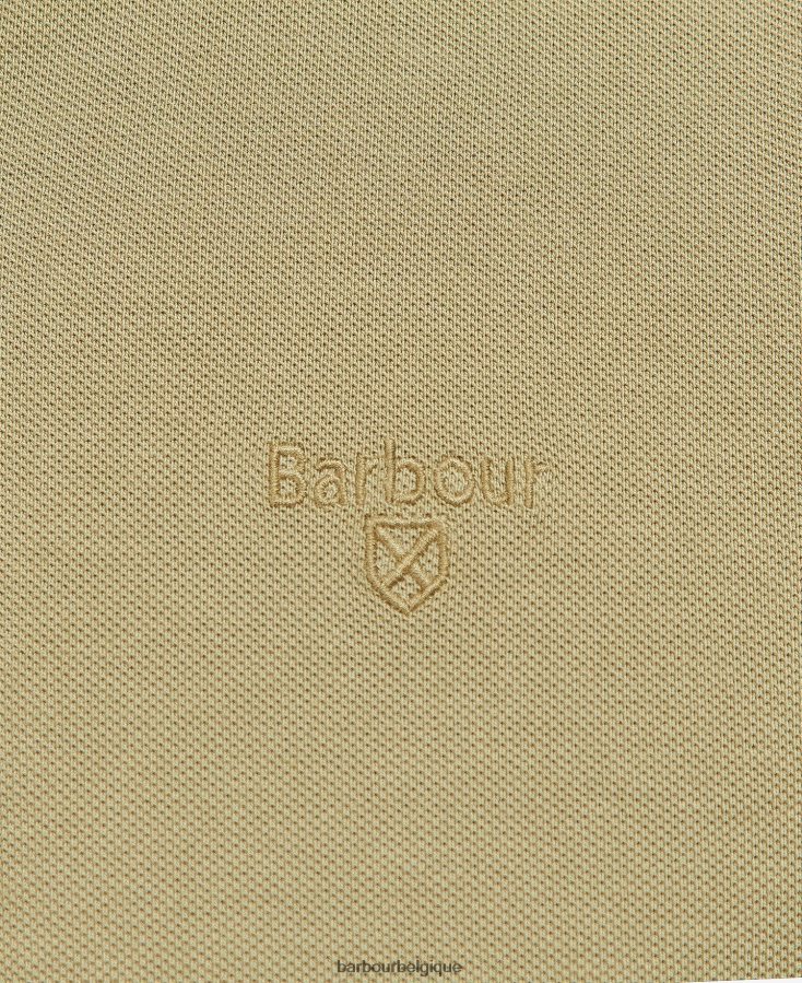 vêtements Barbour délaver le polo de sport sel rose Hommes T2L6ZP667