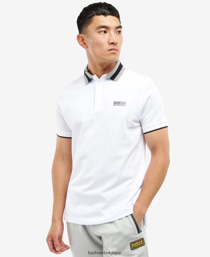 vêtements Barbour polo aintree blanc Hommes T2L6ZP731