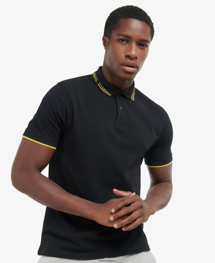 vêtements Barbour polo bates encre Hommes T2L6ZP704