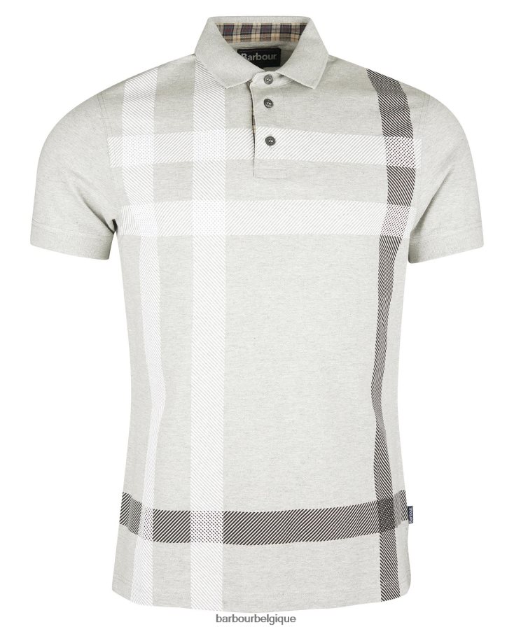 vêtements Barbour polo blaine olive brûlée Hommes T2L6ZP543