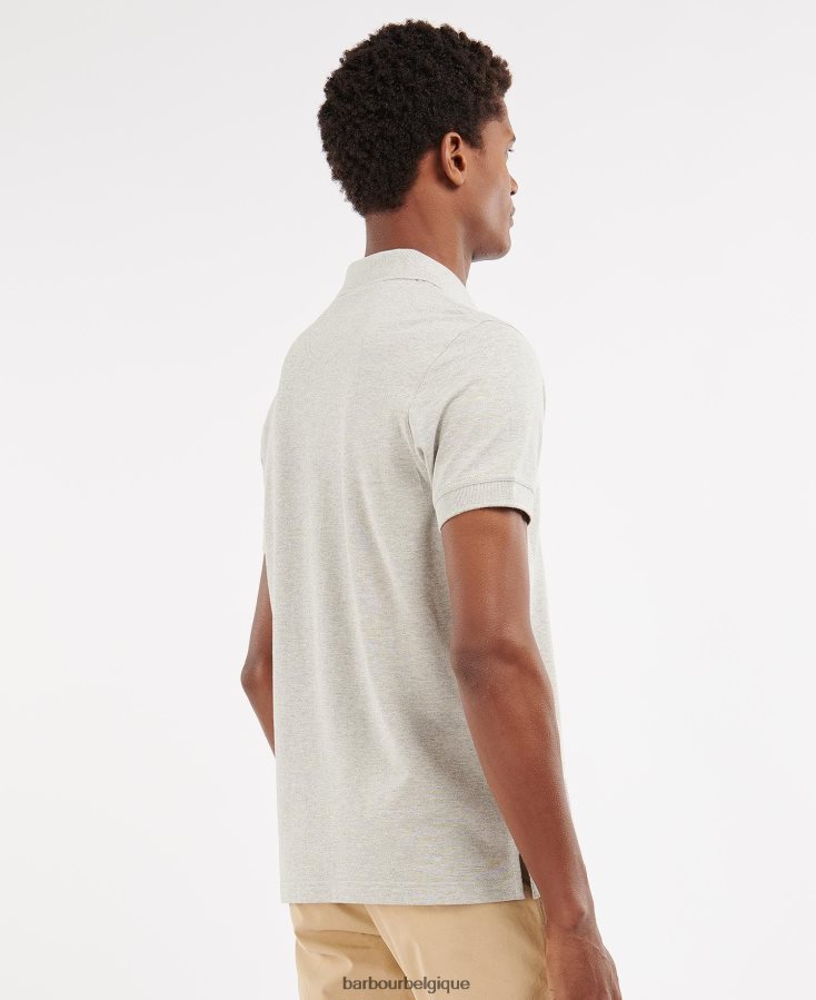 vêtements Barbour polo blaine olive brûlée Hommes T2L6ZP543