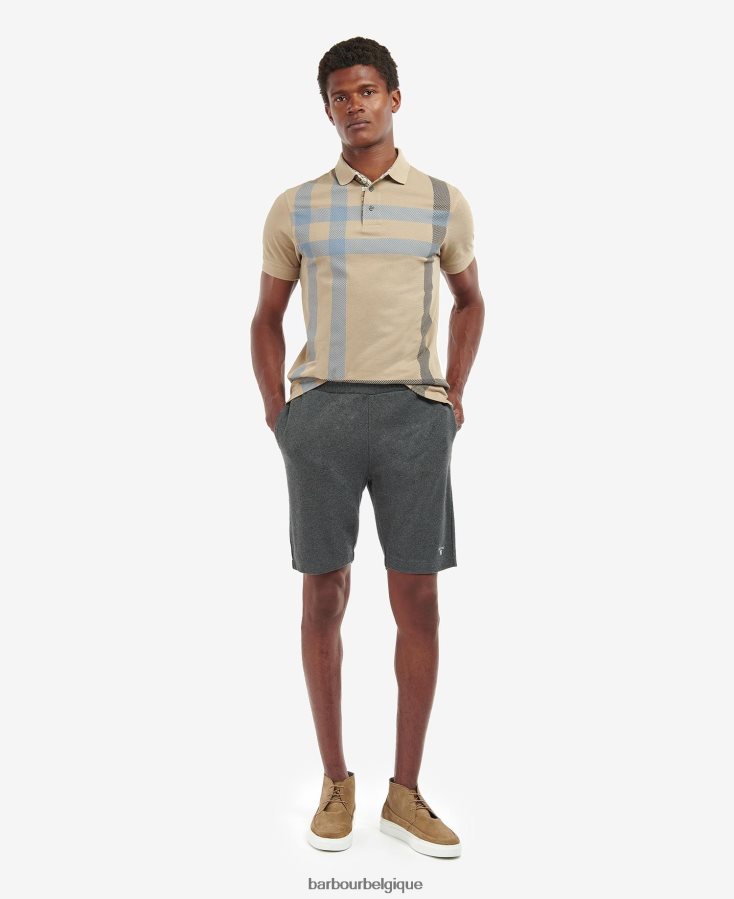 vêtements Barbour polo blaine pierre lavée Hommes T2L6ZP585