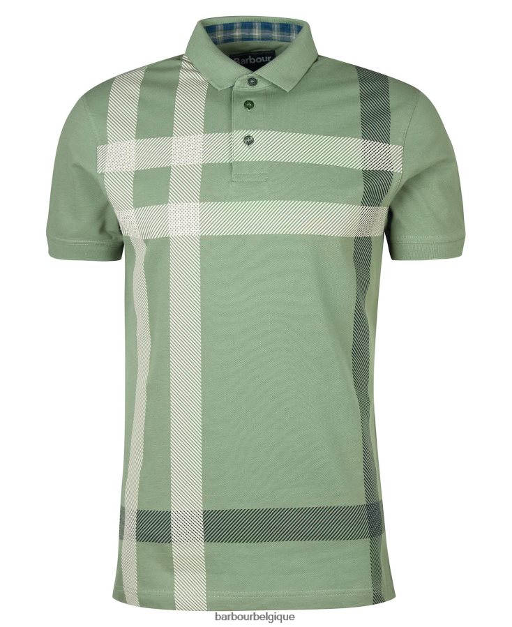 vêtements Barbour polo blaine pierre lavée Hommes T2L6ZP712