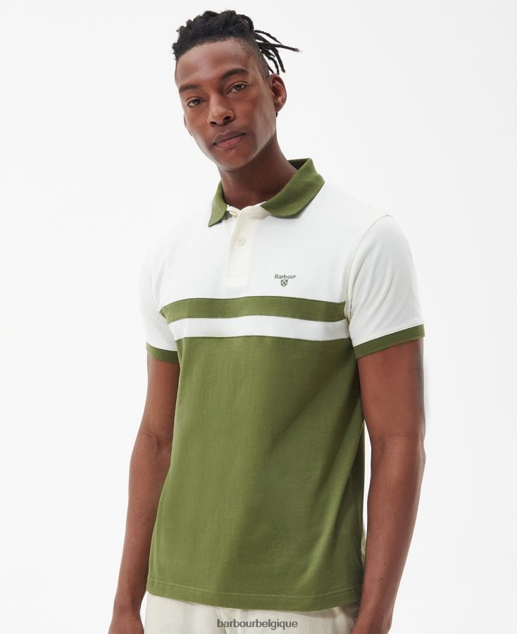 vêtements Barbour polo bonnington olive brûlée Hommes T2L6ZP607