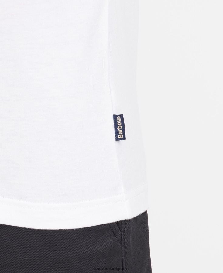 vêtements Barbour polo corpatch acier bleu Hommes T2L6ZP624