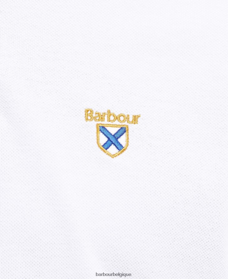 vêtements Barbour polo de la société gris chiné Hommes T2L6ZP611