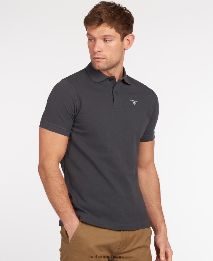 vêtements Barbour polo de sport ciel Hommes T2L6ZP561