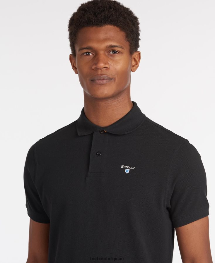 vêtements Barbour polo de sport ciel Hommes T2L6ZP563