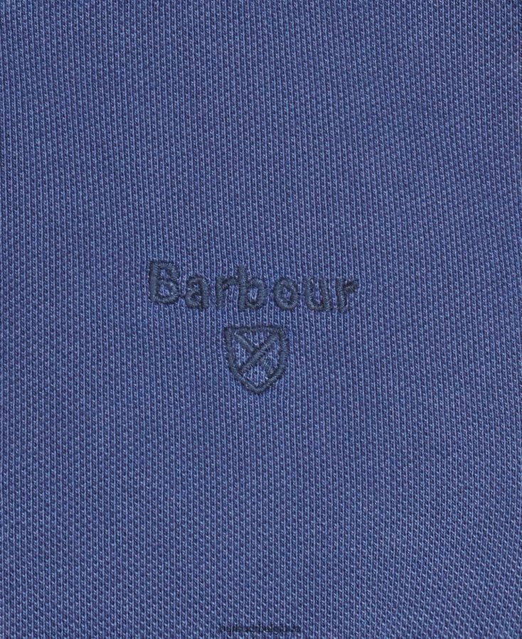 vêtements Barbour polo de sport délavé ciel Hommes T2L6ZP589