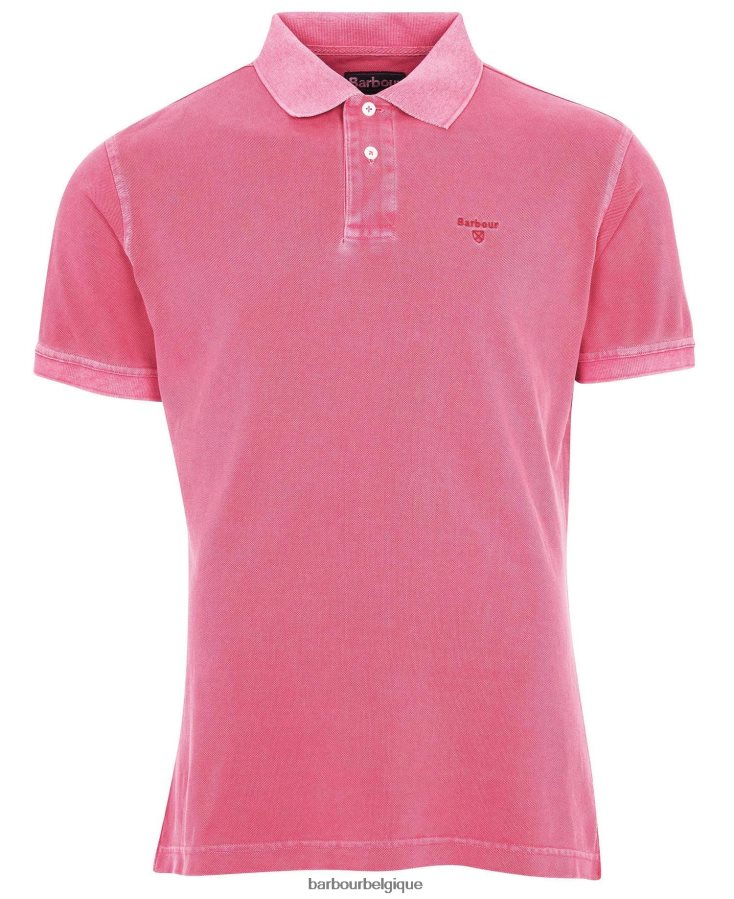 vêtements Barbour polo de sport délavé ciel Hommes T2L6ZP609