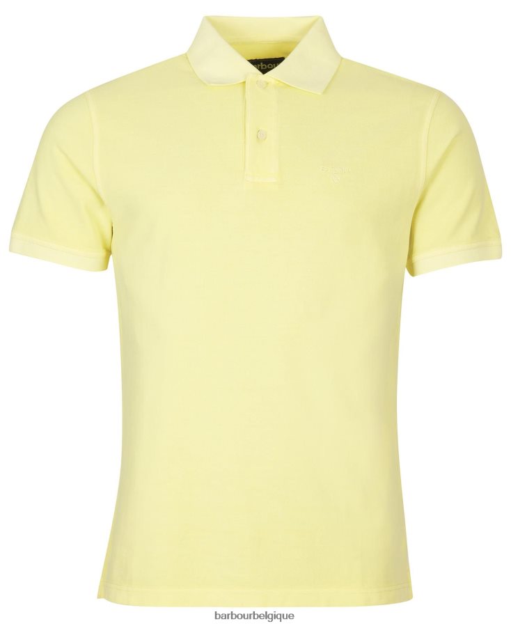 vêtements Barbour polo de sport délavé menthe poussiéreuse Hommes T2L6ZP558