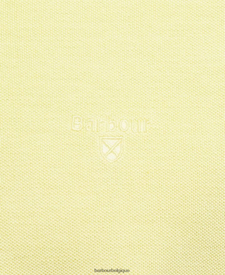 vêtements Barbour polo de sport délavé menthe poussiéreuse Hommes T2L6ZP558