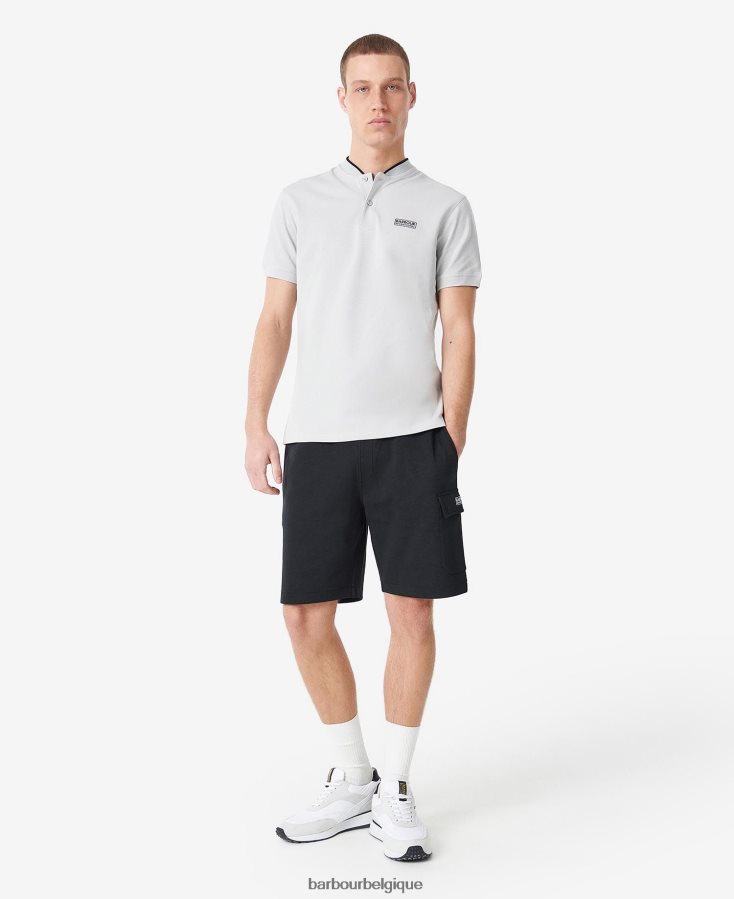 vêtements Barbour polo de sport lewis noir classique Hommes T2L6ZP639