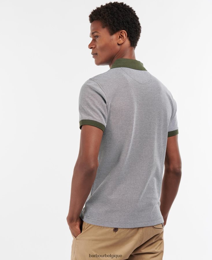 vêtements Barbour polo de sport mélangé noir Hommes T2L6ZP602