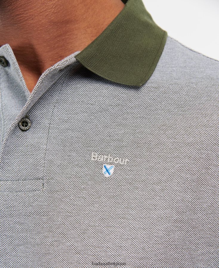 vêtements Barbour polo de sport mélangé noir Hommes T2L6ZP602