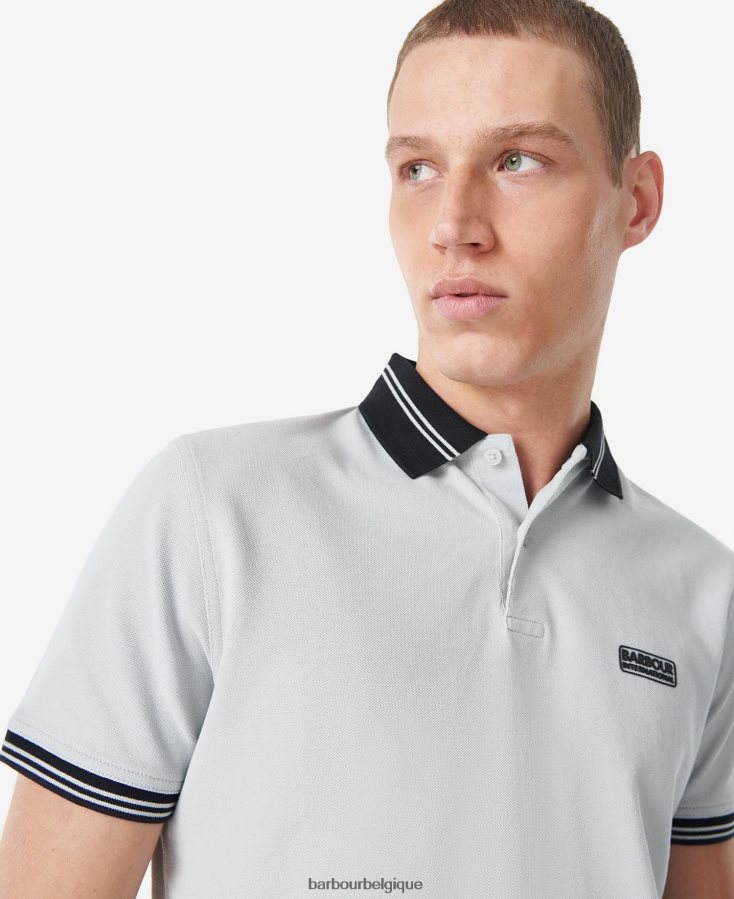vêtements Barbour polo de traqueur bleu délavé Hommes T2L6ZP643