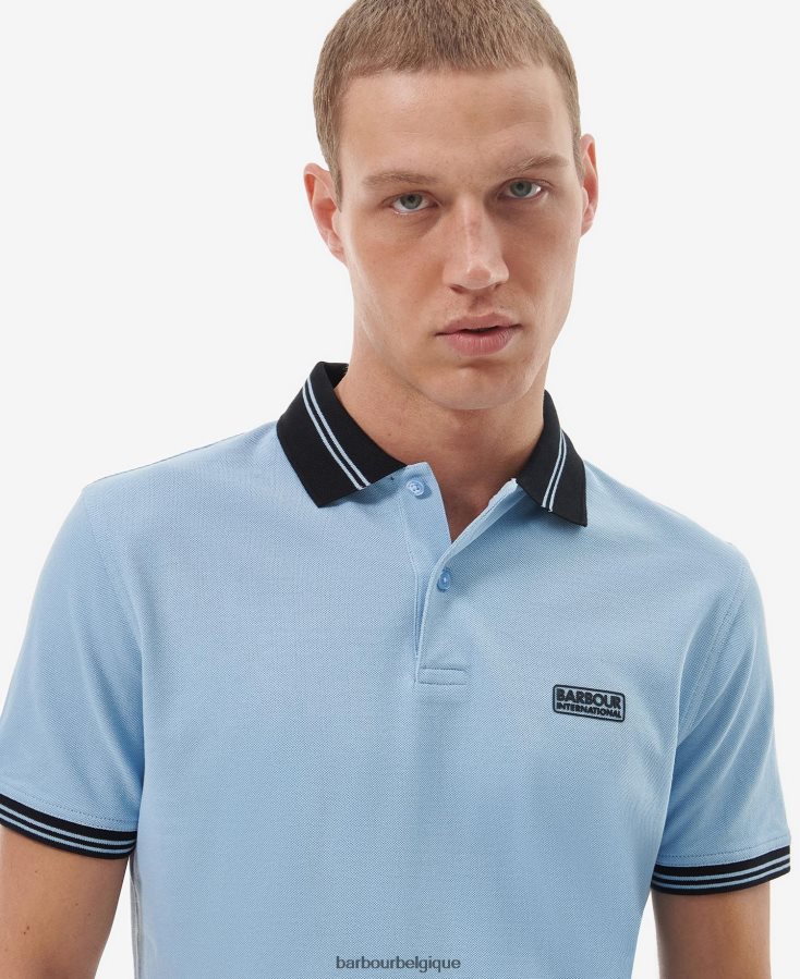vêtements Barbour polo de traqueur bleu délavé Hommes T2L6ZP670
