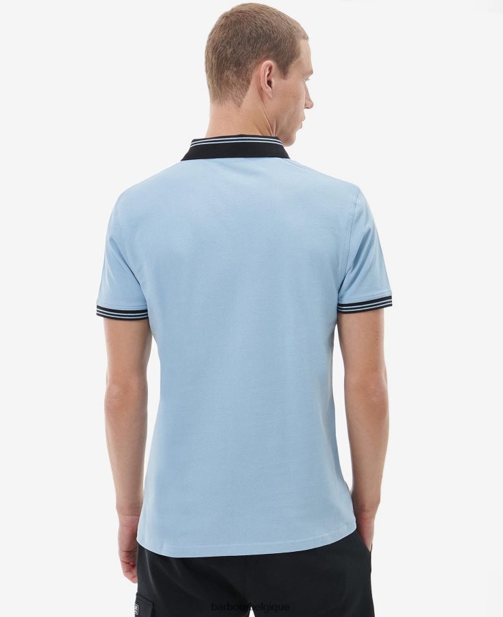 vêtements Barbour polo de traqueur bleu délavé Hommes T2L6ZP670