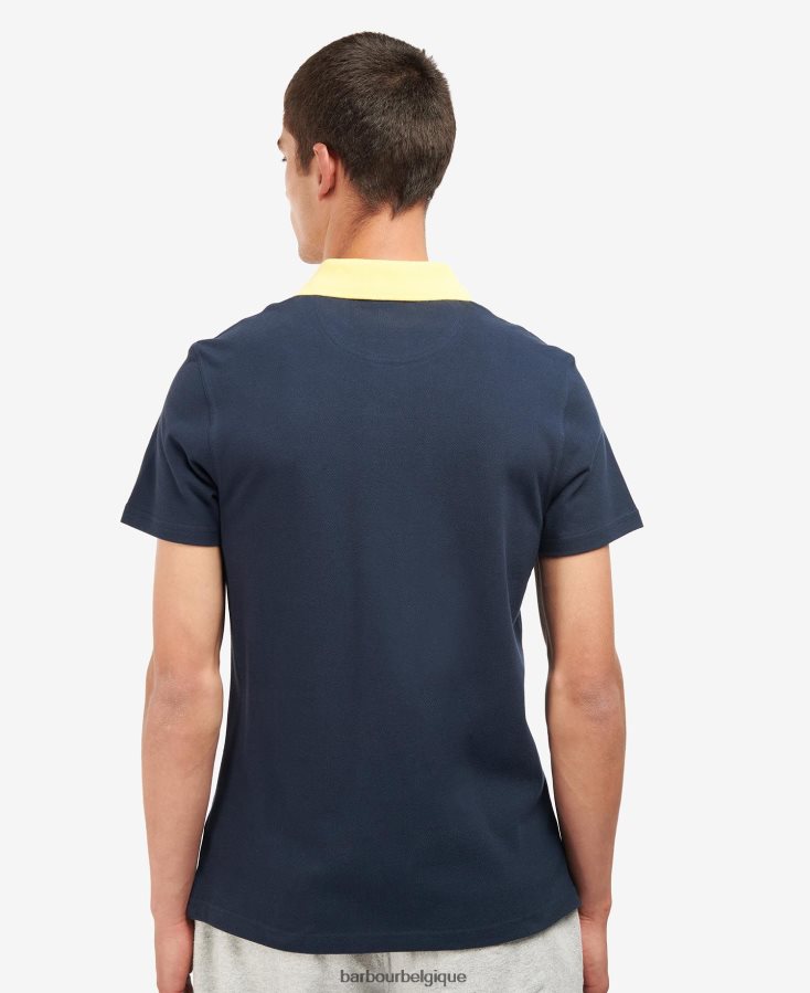 vêtements Barbour polo des fondateurs marine classique Hommes T2L6ZP630