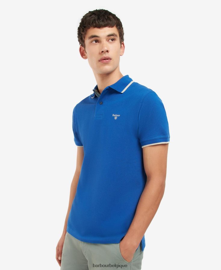 vêtements Barbour polo easington vert agave Hommes T2L6ZP694