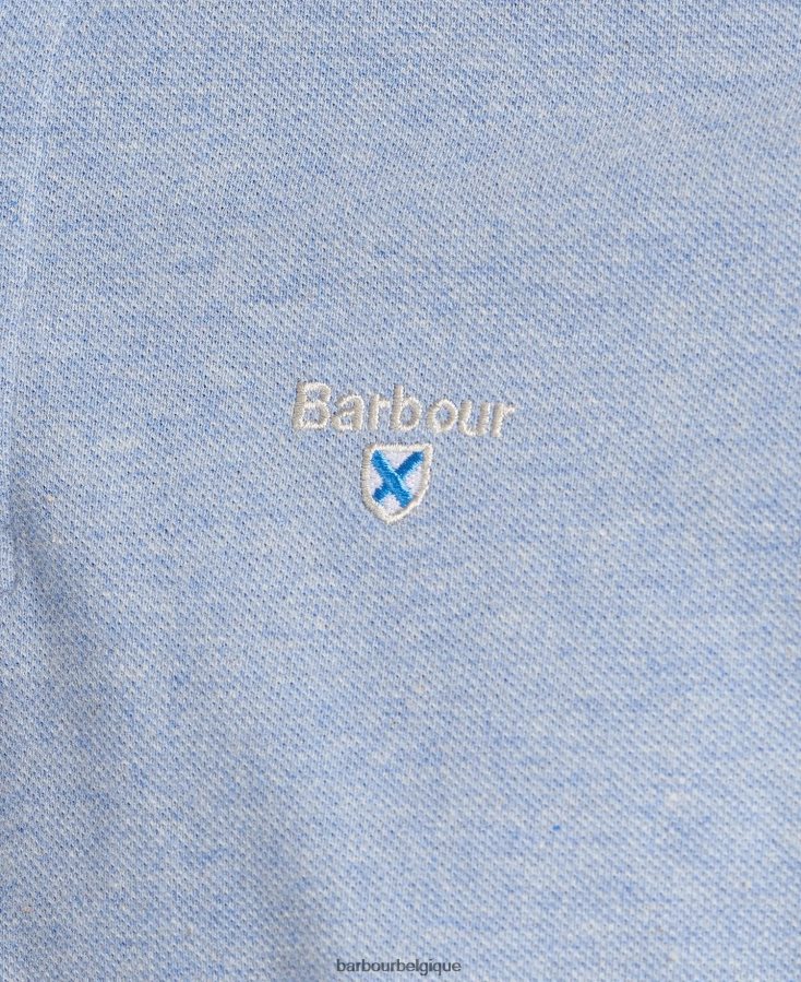 vêtements Barbour polo en piqué tartan grès Hommes T2L6ZP565