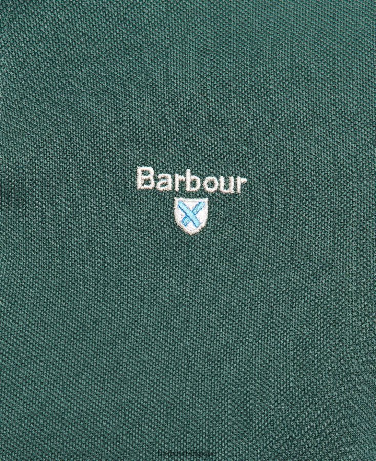 vêtements Barbour polo en piqué tartan pierre lavée Hommes T2L6ZP613