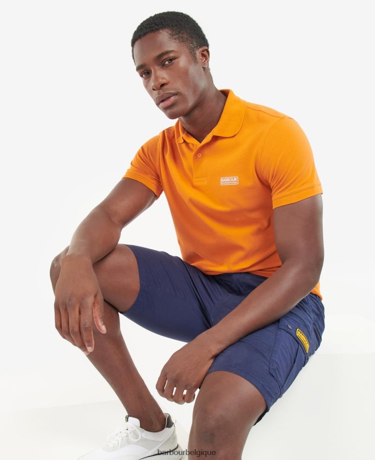 vêtements Barbour polo essentiel chardon noir Hommes T2L6ZP653