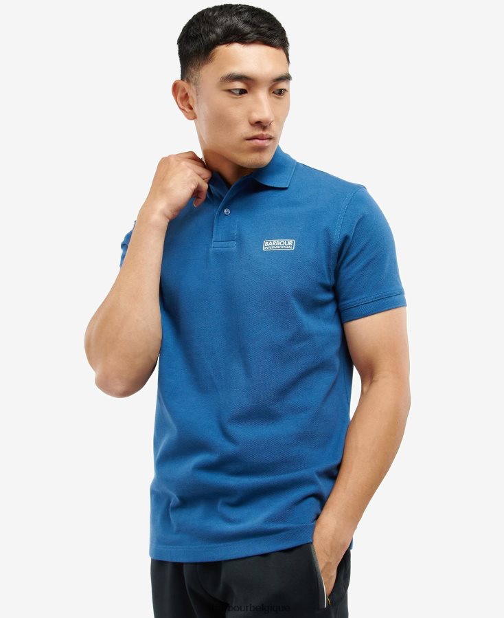 vêtements Barbour polo essentiel international loup des bois Hommes T2L6ZP732