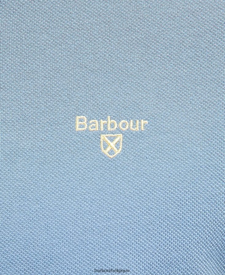 vêtements Barbour polo finkle menthe poussiéreuse Hommes T2L6ZP628
