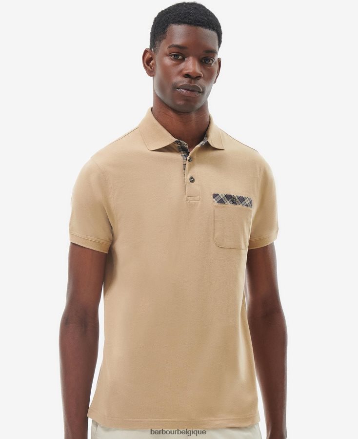vêtements Barbour polo hérissé tige de maïs Hommes T2L6ZP572