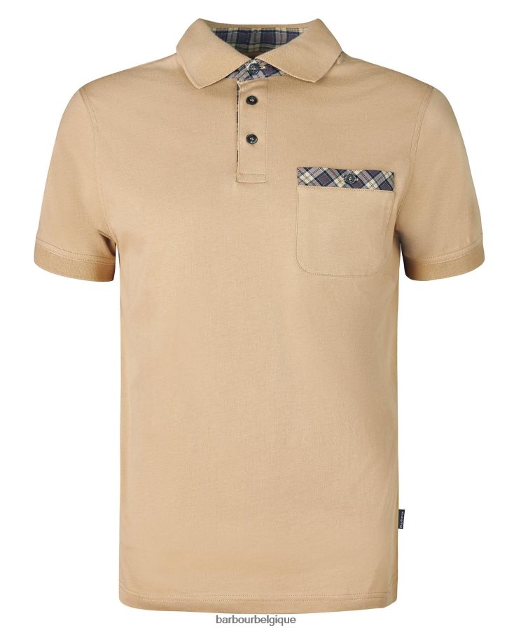 vêtements Barbour polo hérissé tige de maïs Hommes T2L6ZP572
