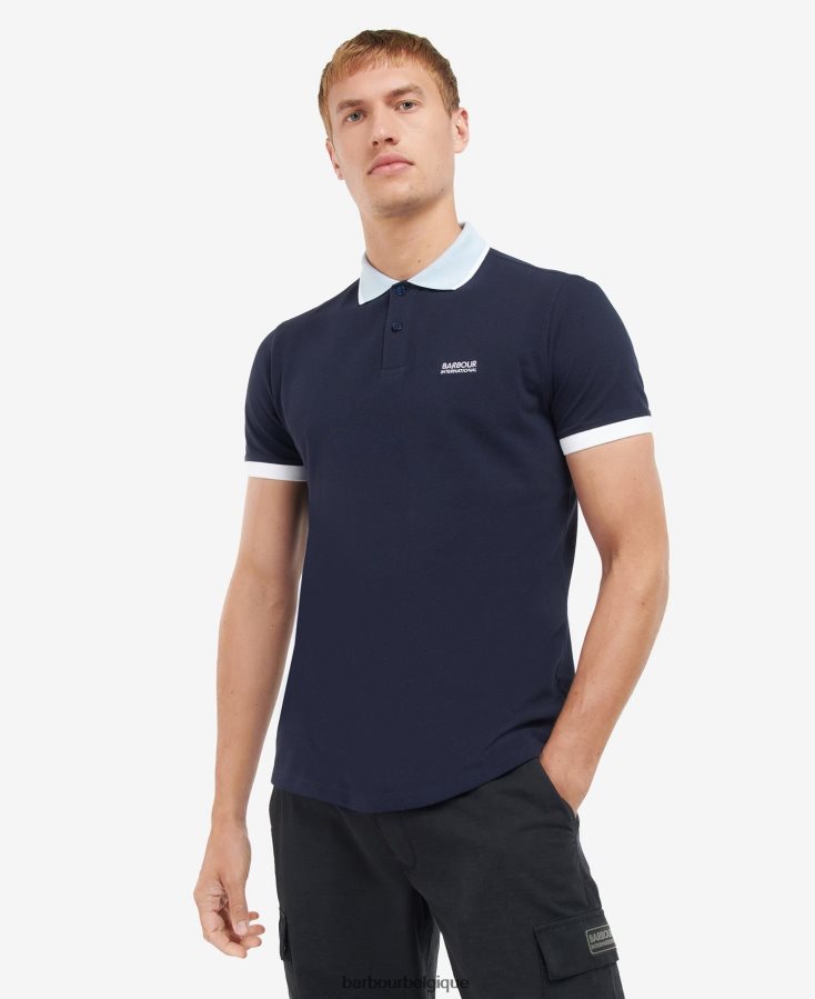 vêtements Barbour polo howall horizon bleu Hommes T2L6ZP660