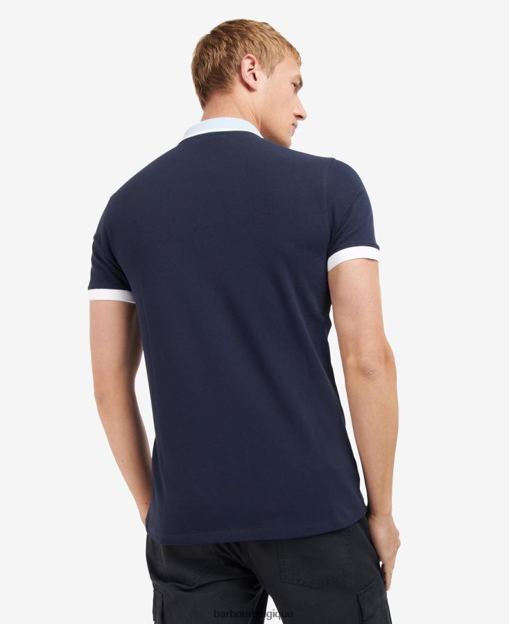 vêtements Barbour polo howall horizon bleu Hommes T2L6ZP660