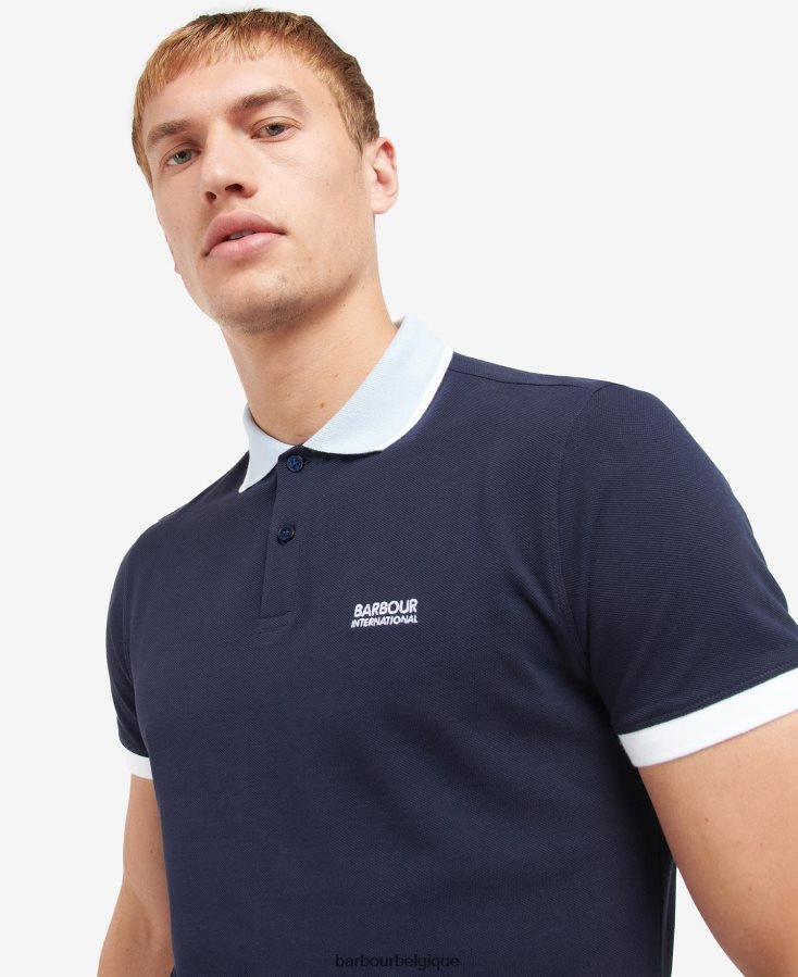 vêtements Barbour polo howall horizon bleu Hommes T2L6ZP660