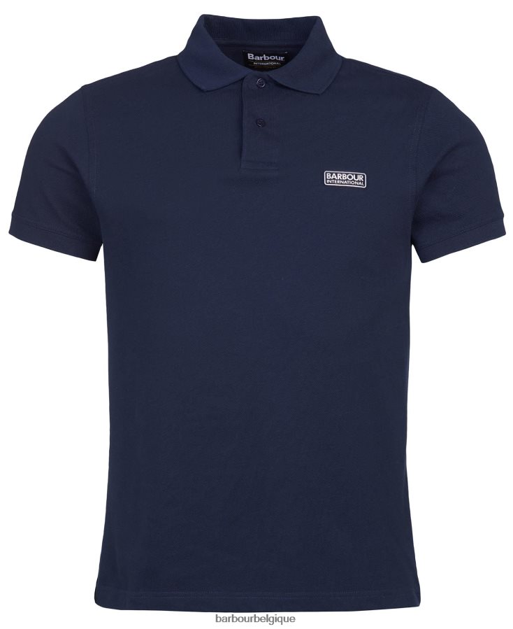 vêtements Barbour polo international essentiel international bleu profond Hommes T2L6ZP596