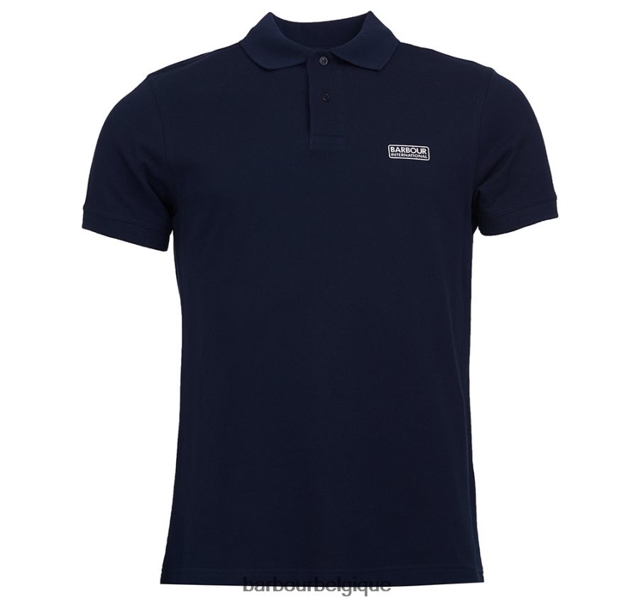 vêtements Barbour polo international essentiel international bleu profond Hommes T2L6ZP596