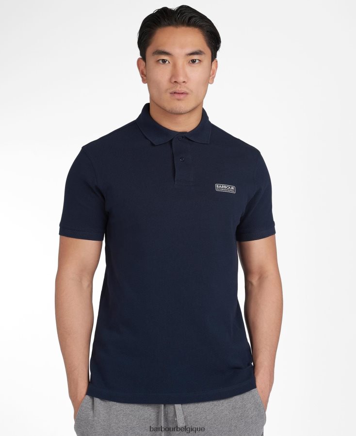 vêtements Barbour polo international essentiel international bleu profond Hommes T2L6ZP596