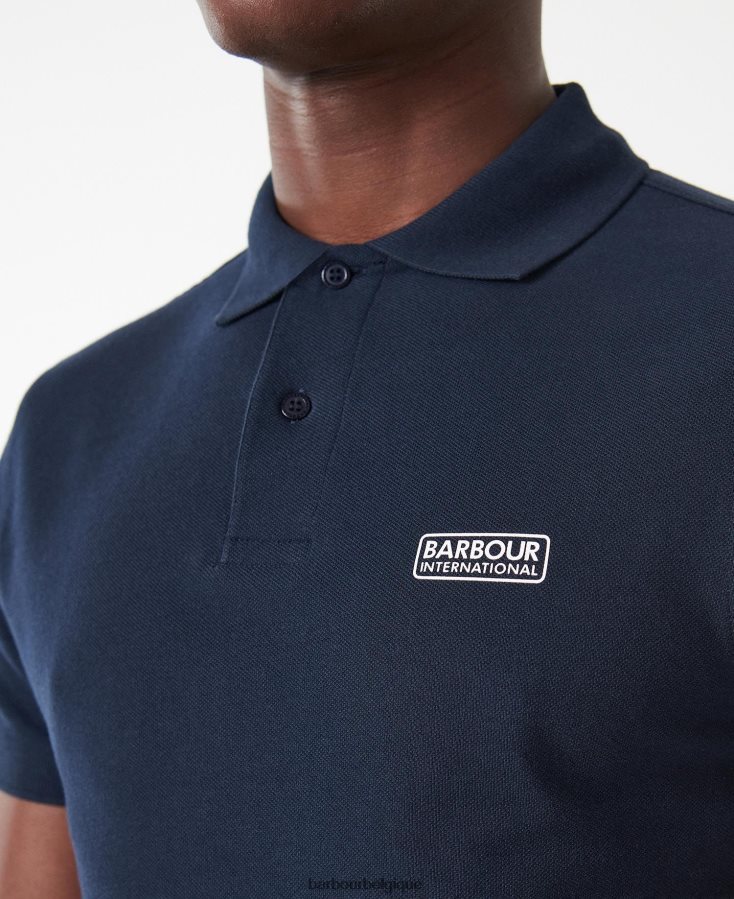 vêtements Barbour polo international essentiel international bleu profond Hommes T2L6ZP596