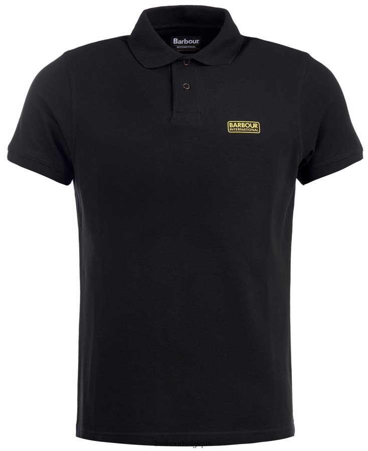 vêtements Barbour polo international essentiel international noir Hommes T2L6ZP622