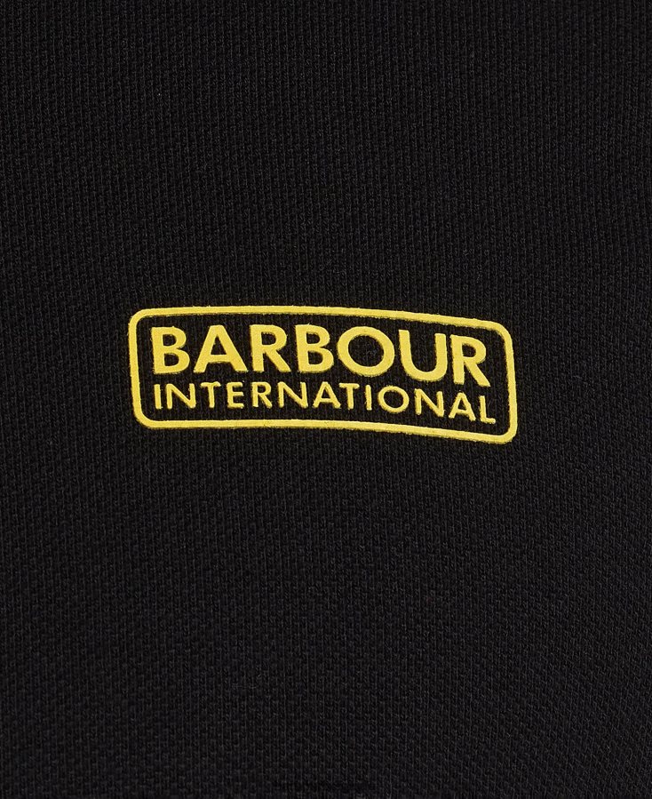 vêtements Barbour polo international essentiel international noir Hommes T2L6ZP622