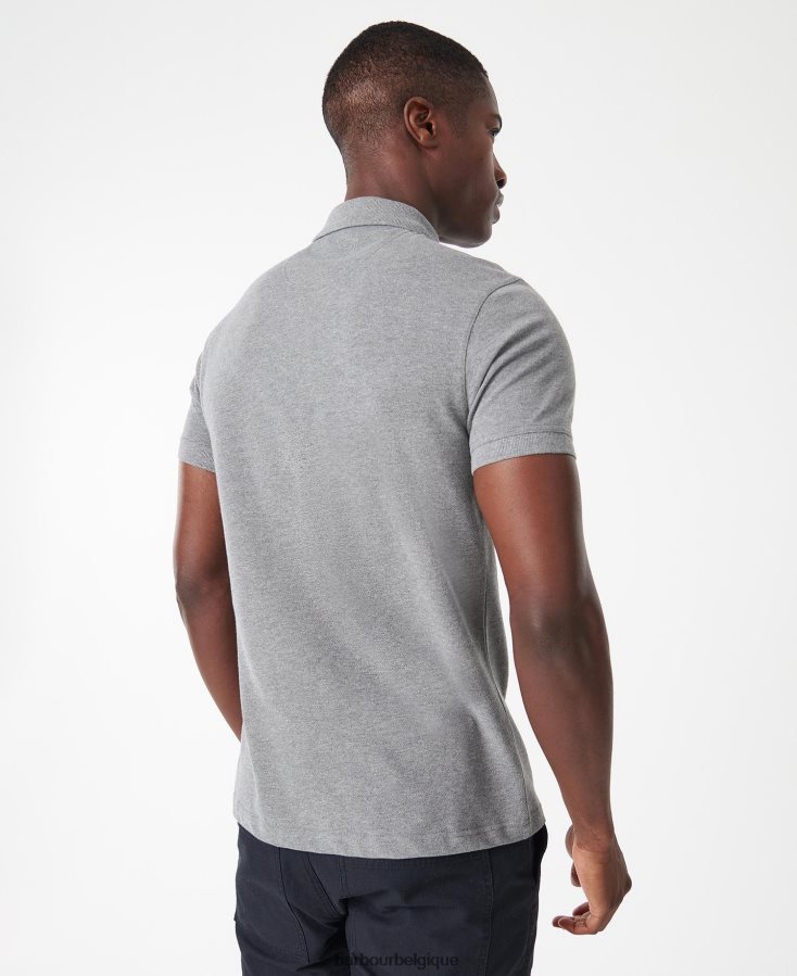 vêtements Barbour polo international essentiel international noir Hommes T2L6ZP633