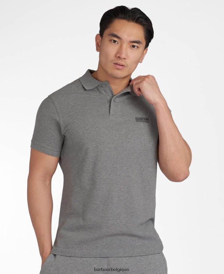 vêtements Barbour polo international essentiel international noir Hommes T2L6ZP633