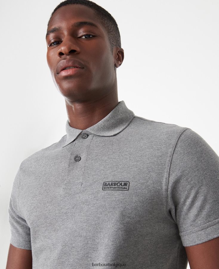 vêtements Barbour polo international essentiel international noir Hommes T2L6ZP633