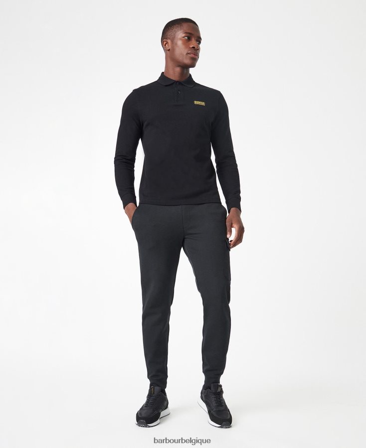 vêtements Barbour polo international manches longues marine internationale Hommes T2L6ZP662