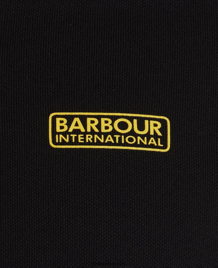 vêtements Barbour polo à liseré essentiel international écorce de moutarde Hommes T2L6ZP623