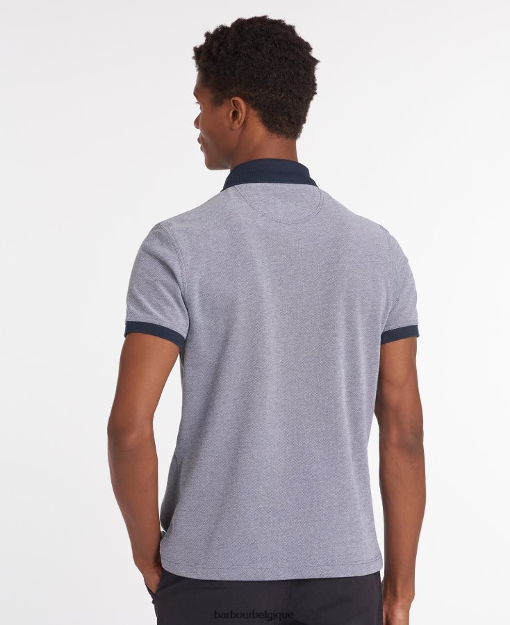 vêtements Barbour polo mélange de sports olive foncé Hommes T2L6ZP555